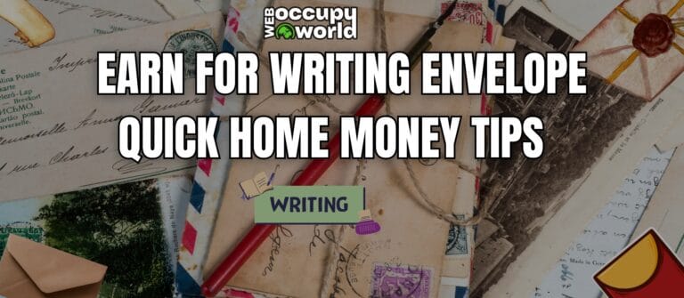 Earn Extra Money from Home by Writing Envelopes - Expert Guide Earn For Writing Envelopes Home Money Hustle Tips