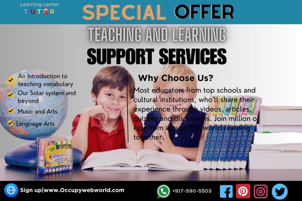 Tutoring and Online Teaching Services