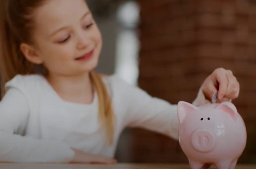 Kid Saving Money