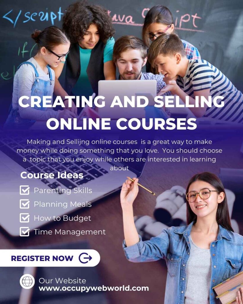 Side Hustles for Stay-at-Home Moms That Actually Work Creating and Selling Online Courses From Comfort Of Your Home