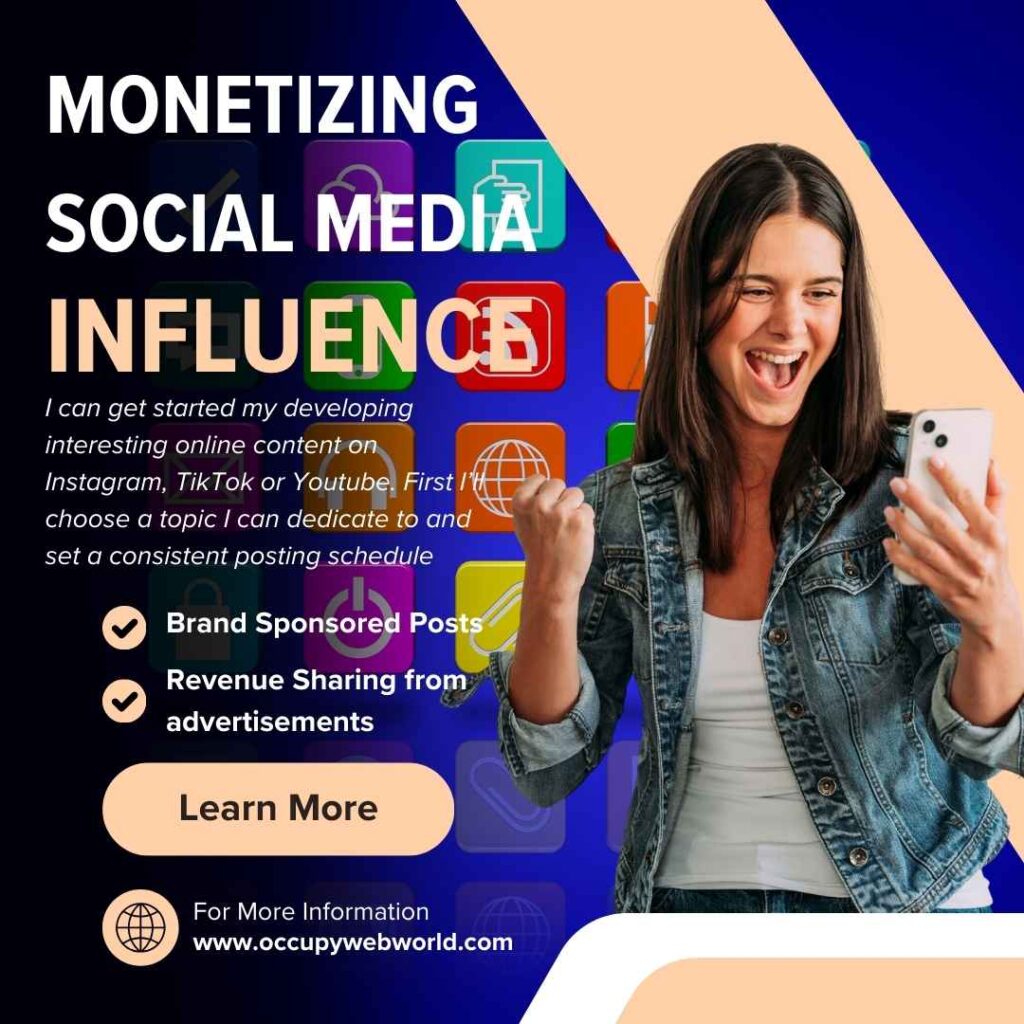Best Online Part Time Jobs for Students: Work From Home Monetizing Social Media Influence To Earn Some Extra