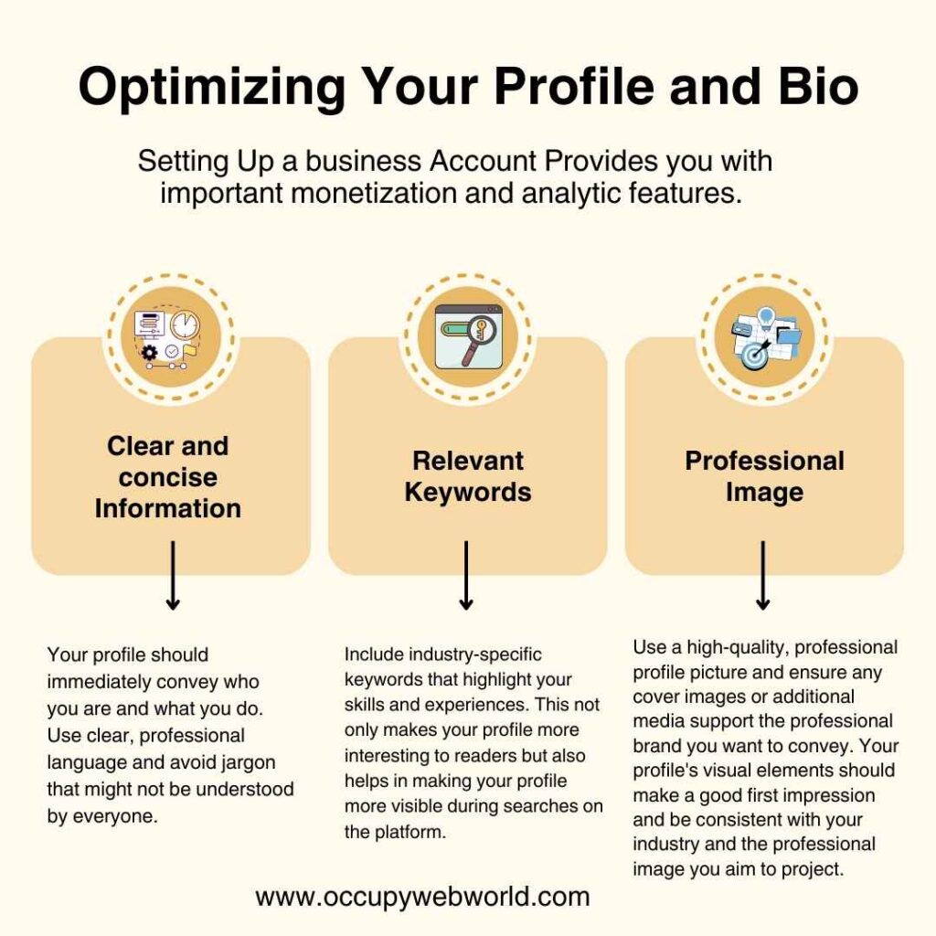 Optimizing Your Profile and Bio
