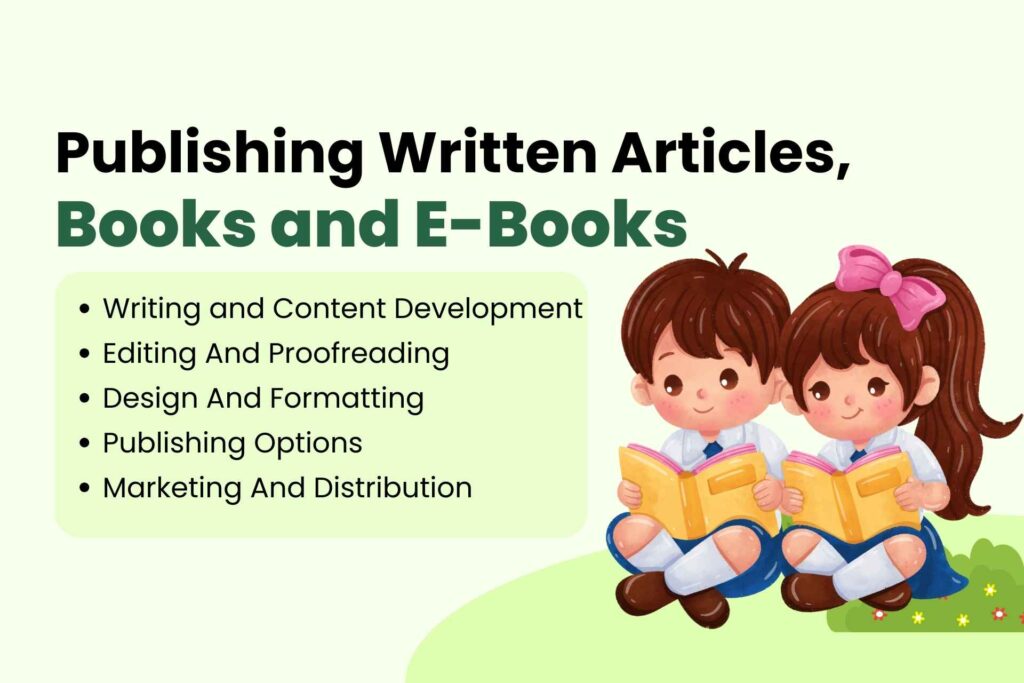 Publishing Written Articles, Books and E-Books Help You Generate Extra Income